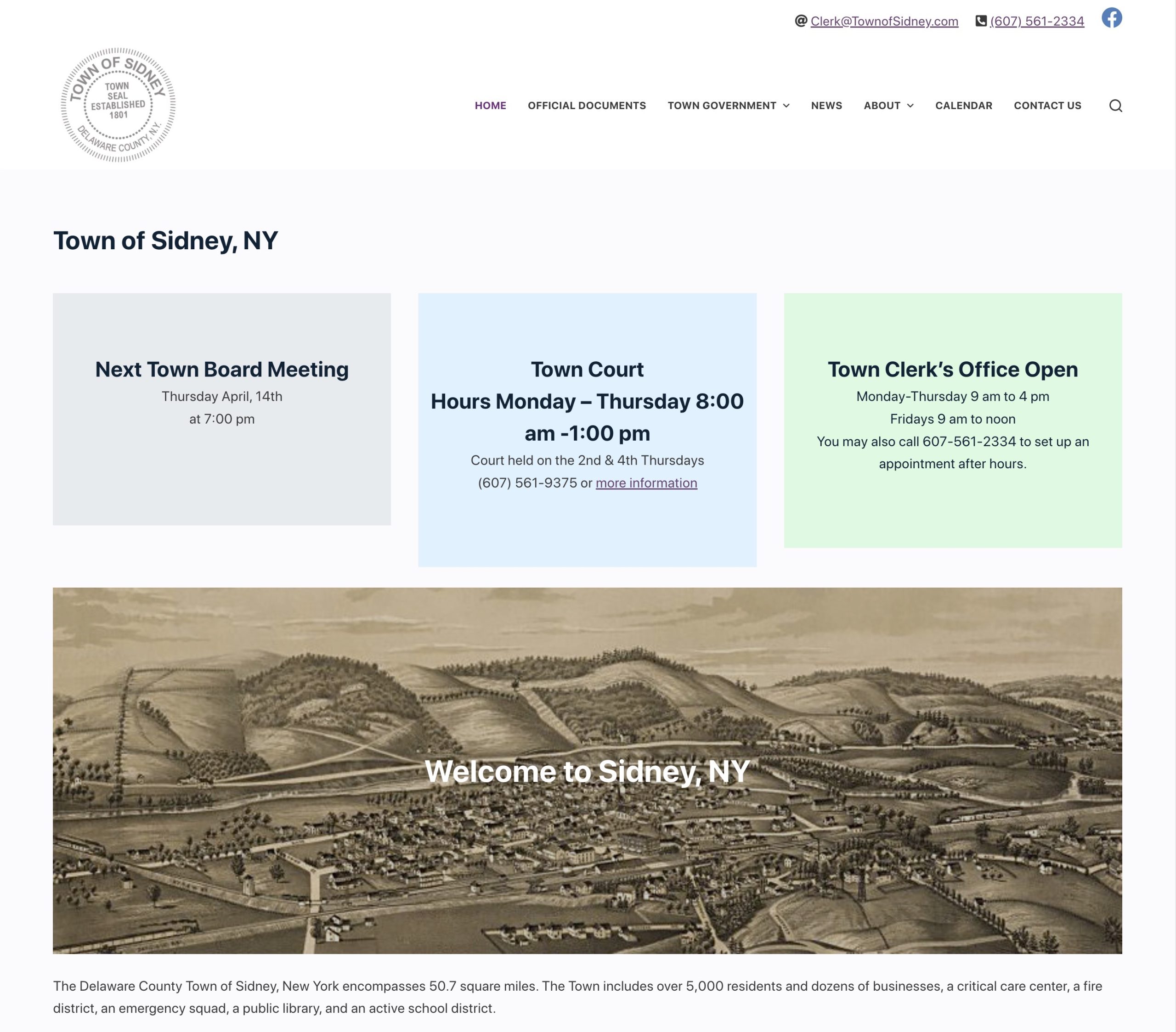 A government website for residents of the Town of Sidney NY.
Visit website townofsidney.com